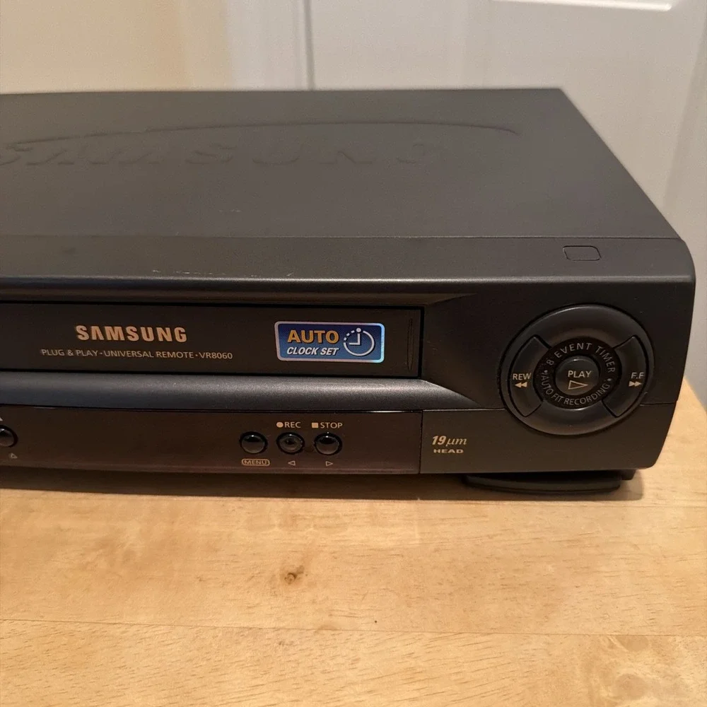Samsung VR8060 VCR / VHS Player NO Remote Playback Tested 4 Head HiFi